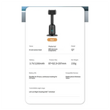 Smart AI Gimbal Auto Face Tracking Tripod For Video Recording Vlog 360 Rotation Follow Focus Vlog With Light