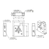 CUT-LJB03 Pump With 5055 5065 Pressure Regulating Strip Gauge Connection Plate