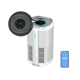 PA18 Desktop Home Room Air Purifier Hepa 13 Filter Activated Carbon Filter Touch Control Electric Power Portable Air Cleaner