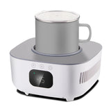 2 in 1 Cup Heater Cup Cooler Beer Bottle Can Drinks Cooling Mug Beverage Cooler Coaster Samrt Thermostatic Cup 220V