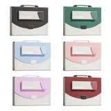 Durable Waterproof PP Expanding File Bag 13 Layers Large Capacity Document Bag With Pencil Case A4 File Folder Students
