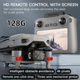 019 Drone 3-Axis Stabilized Gimbal Mini Drone 360° Laser Obstacle Avoidance RC Quadcopter Brushless Motor GPS Drone