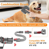 For Dyson V7 V8 V10 V11 V15 Vacuum Cleaner Compatible Pet Grooming Attachment Kit