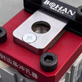 Pneumatic Edge Banding Punching Hole Machine 8/15MM Hole Puncher Edge Bander Air Punch Guide Woodworking Tools with Foot Switch