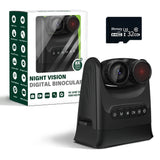 Ponbos DT89 4K UHD Rotatable Binocular Telescope 48MP Camera Digital Infrared Night Vision Binoculars for Hunting with Compass