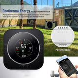 For TUYA WIFI 24VAC AIR SOURCE Heat Pump Thermostat-Works With Alexa, Google-US Plug-For HVAC System, For Boiler, Air Energ