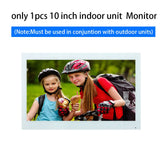 2/3/4 Multifamily 1080P TUYA WiFi Video Doorphone Building 7/10 Inch Monitor Family Apartment doorbell System Multi option DIY