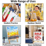 6Pcs 16 Inch Wood Easels,Easel Stand For Painting Canvases,Tabletop Display Easel,Painting Easel, Kids Student Eas