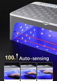 New Arrival Rechargeable Fast Quick Curing Gel Nail Dryer Lamp Low Hot Double Hand UV Led Nail Lamp for Gel