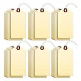 GW-240Pcs 4 3/4 X 2 3/8In Manila Labels Shipping Labels Cardboard Labels With String Hanging Labels With Reinforced Holes