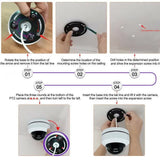 Mini PTZ Camera RS485 HD Analog 1080P 5X Zoom(2.8-12mm) IR Distance Outdoor AHD CVI TVI Dome Camera Weatherproof Metal PTZ