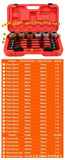 26pcs Car Rubber Sleeve Tool, Rear Axle Swing Arm Bushing Remover, Lower Support Arm Sleeve Extractor