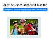 2/3/4 Multifamily 1080P TUYA WiFi Video Doorphone Building 7/10 Inch Monitor Family Apartment doorbell System Multi option DIY