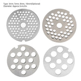 Disc Knife Stainless Steel  Meat Grinder Plate 5cm/2in Grinder Blade Silver Kitchen for Home Meat Fruits or Vegetables