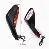 Motorcycle Side Mirror Rear View Turn Signal Mirror For MV Agusta F4/F4 RC/F4 RR F3 675/800