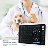 Portable Veterinary Ecg Spo2 Monitoring Equipment Multiparameter Medical Pet Veterinary Monitor