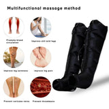Air Compression Leg Massager Rechargeable Foot Calf Massage Boots For Relaxation Muscle Pain Relief Promote Blood Circulation