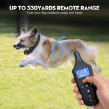 Professional Remote Dog Training Collar, Rechargeable and Rainproof,  Suit for 8-150Lbs Dogs