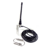 B27B 3X VHF Marine Antenna 156-163Mhz Rubber Waterproof Mast Aerial With 5M RG-58 Cable For Boat Sailboat Yacht