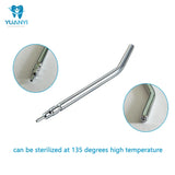 Professional 3 Way Syringe Tips Stainless Steel Syringe Spray Nozzles Tips Air Water Spray Triple Syringe for 3 Way Tube