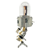 Single Tube Stainless Steel Robotic IN18 Glow Tube Clock IN-18