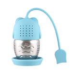 10pcs Tea Infusers Stainless Steel Owl Loose Leaf Tea Ball Strainers