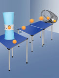 Automatic Table Tennis Robot Service Pitching Machine Portable Wireless Ping Pong Ball Training Machine Remote Control 0-100/MIN