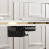 E-Easy To Use-Space-Saving Computer Mount Under Desk Mount Mini PC Mount Wall Mount Easy Installation Computer Holder