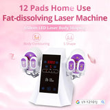 650nm 12 Pads Lipo LED Light Fat Remove Massage Body Weight Loss Machine Spa