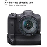 BGR10 Handle For Canon EOS R5 R5C R6 SLR Camera Battery Box Vertical Shooting Handle With Wireless Remote Control