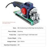 220V 600W Adjustable Temperature Handheld Edge Banding Machine Portable Hot Melt Edge Bander Woodworking Edge Banding Machine