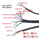 Universal EM507255 Programmable Sine Wave Controller Modification Accessories For Electric Motorcycles And Electric Scooters