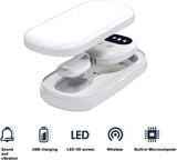 Wireless Bedwetting Alarm for Kids & Adults - Nocturnal Enuresis Alarm, Reusable Pee Detector for Potty Training, Home & Travel