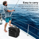 B27B For Anker 521 Carrying Case Travel Storage Bag For Portable Power Station Organizer Bag With Shoulder Strap Handle