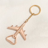 30pcs Airplane Bottle Openers with Keychain