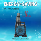 Heto PG-11000 High Flow Submersible Water Pump High Head Garden Fountain Pump Waterfall Pumps Irrigation Hydroponic Pond Pump