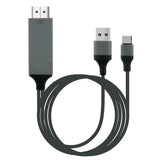 Type C Video Adapter USB 3.1 (USB-C) To HDMI-compatible Converter for Macbook PC Android Phone Screen Share To TV HDTV Display