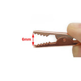 10PCS 35MM Pure Copper Alligator Clip Crocodile Electrical Clamps Testing Probe Meter Boot Car Auto Battery Alligator Clip New