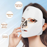 Professional LED Face Mask Woman Skincare LED Facial Masks Home Use Facials Equipment Rechargeable Aesthetics Red Light Mask