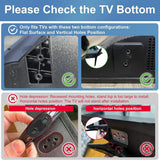 Accessories Non-slip TV Stand No Drilling with Screws TV stand legs Solid Support Strong Base Stand for TCL/Roku