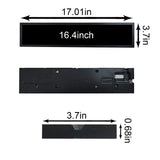 16.4 inch 1366x238 700nits High Brightness Strip Bar IPS LCD Android Monitor