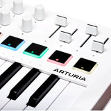 Universal music-making controller Arturia MiniLab3 with 25 high quality note velocity-sensitive slim keyboard