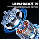 Electric Air Compressor USB Charging Motorcycle Tyre Inflator Multifunctional Portable Bike Pump for Motorbike Auto Bicycle