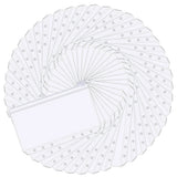 25 Pcs A6 Binder Pockets Waterproof Transparent PVC 6-Hole Binder Pockets Zip Folder Plastic Money Budget Envelopes