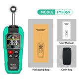 MASTFUYI Digital Wood Moisture Meter 0-100% RH Range Wood Humidity Tester Record Humidity Auto Detect Timber Damp Detector