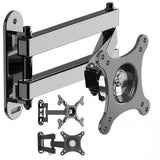 Universal Wall Mount Computer Bracket 10-37in Extendable LCD Monitor Bracket Rotatable Sturdy TV Holder Versatile Home Office