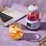 400ml Electric Kettle Tea Pot Health Preserving Pot Mini Boiled Water Pot Kettle Glass Stew Cup Multifunctional Teapot Office