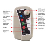 PEMF Magnetic Therapy Mat with 7 Chakra Healing Crystals - Far Infrared Round Mat for Headache Relief, Energy Balance & Stress