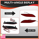 A42P-Car LED Rear Bumper Reflector Light Taillight Fog Light Brake Light For Toyota Alphard 40 Series 2023+