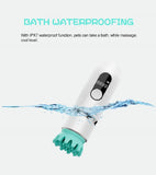 Wholesale Manufacturer's Relaxing Five-Headed Silicone Electric Massager for Pet Cats Rechargeable Body Massage Product
